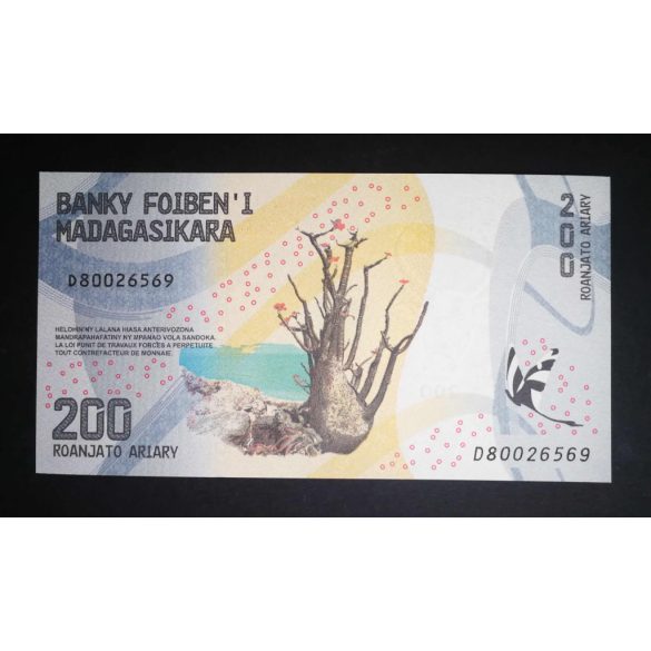 Madagaszkár 200 Ariary 2017 UNC 