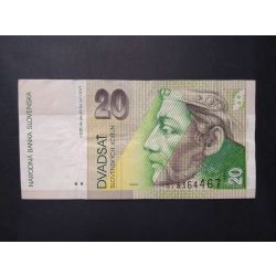 Szlovákia 20 Korun 2004 VF