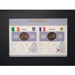 EU 2 Euro 2 db-os emlékérme szett Unc