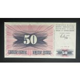 Bosnia Herzegovina 50 Dinars 1992 UNC