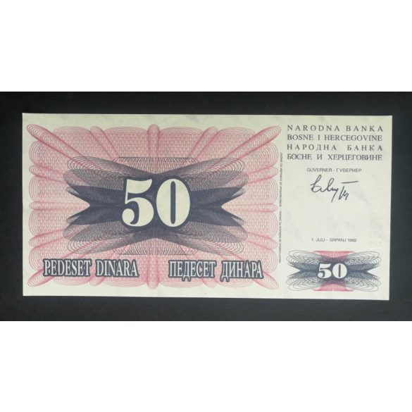 Bosnia Herzegovina 50 Dinars 1992 UNC