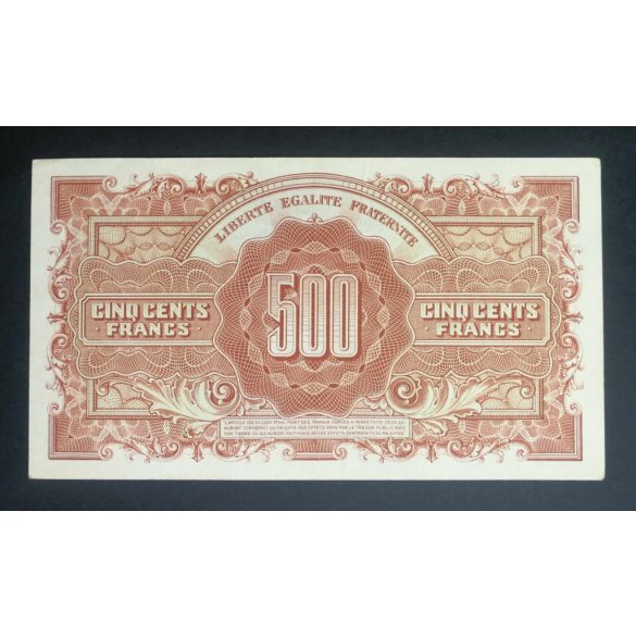 France 500 Francs 1944 VF+
