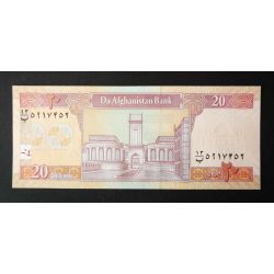 Afghanisztan 20 Afghanis 2019 Unc