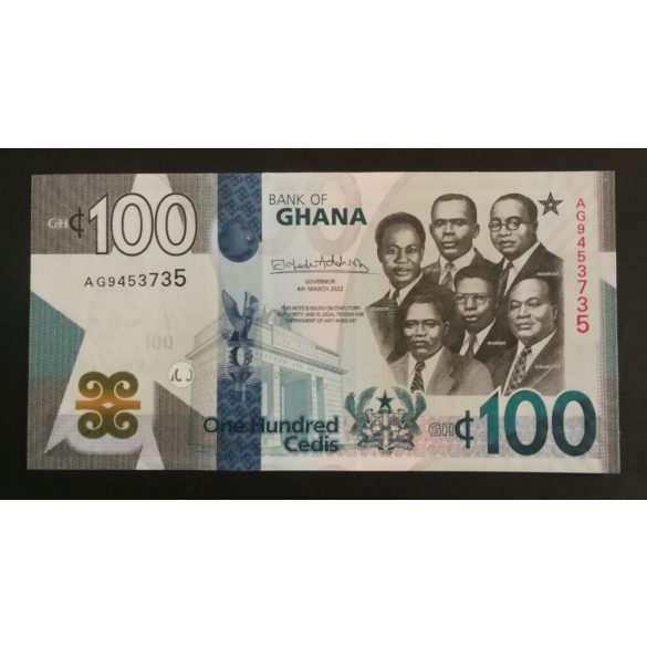 Ghana 100 Cedis 2022 UNC