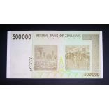 Zimbabwe 500000 Dollars 2008 UNC-