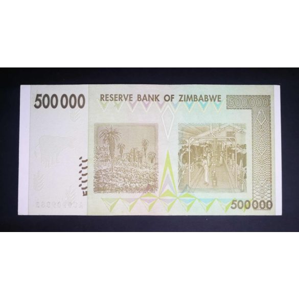Zimbabwe 500000 Dollars 2008 UNC-