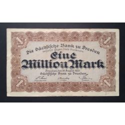 Germany 1 Million Mark 1923 F Dresden