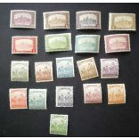 Hungary 1916 Harvesting wheat  and Parlaiment Building at Budapest ** MNH