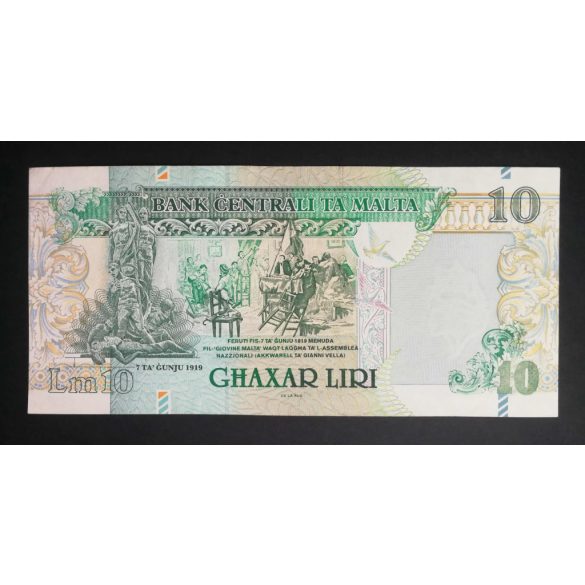 Malta 10 Liri 1994 aUNC