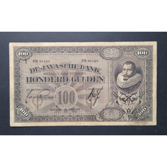 Holland India 100 Gulden 1927 VF