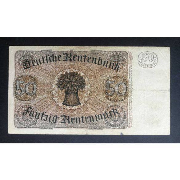 Germany 50 Rentenmark 1934 F