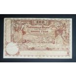 Belgium 100 Francs 1919 F+