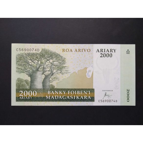 Madagaszkár 2000 Ariary 2015 UNC