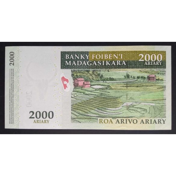 Madagaszkár 2000 Ariary 2015 UNC
