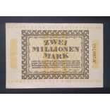 Germany 2 Million Mark 1923 VF Düsszeldorf