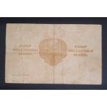 Germany 5 Million Mark 1923 F+ Munich