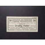 Austria 30 Heller 1920 Unc Pupping