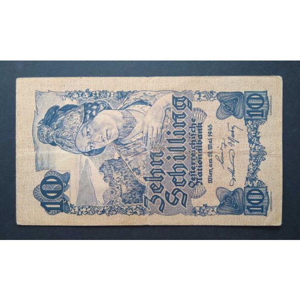 Ausztria 10 Schilling 1945 VF