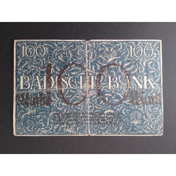 Germany 100 Mark 1918 F-