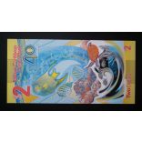 Kelet-karibi Államok 2 Dollars 2023 UNC emlékbankjegy