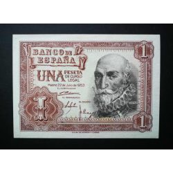 Spain 1 Peseta 1953 UNC