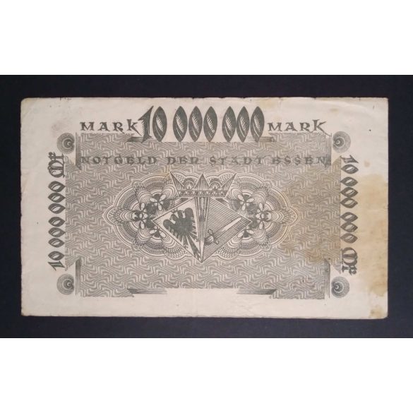 Németország 10 millió Mark Essen 1923 F- 