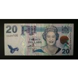 Fiji 20 Dollars 2007 UNC