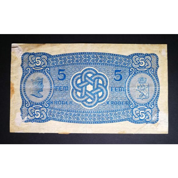 Norway 5 Kroner 1942 F