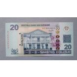 Suriname 20 Dollar 2010 Unc