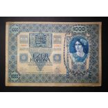 Austria-Hungary 1000 Koruna 1902 F+