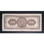 Peru 500 Soles de Oro 1968 F