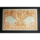 Denmark 10 Kroner 1943 VF