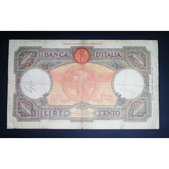 Italy 100 Lire 1935 VG