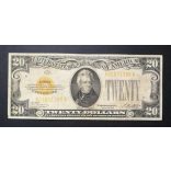 USA 20 Dollars 1928 Gold Certificate F