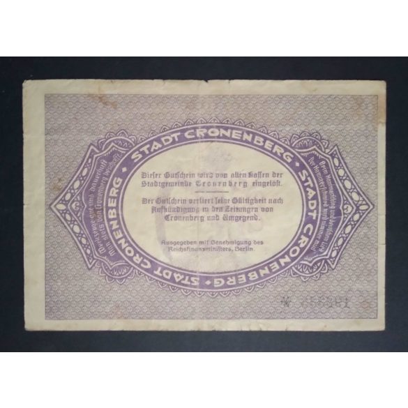 Germany 100000 Mark 1923 F Cronenberg