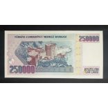 Turkey 250000 Lira 1992 Unc
