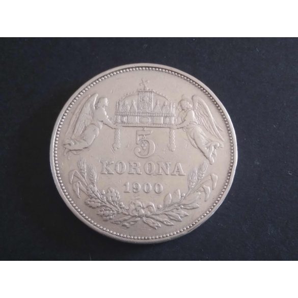 Hungary Ferenc József 5 Korona 1900 KB silver