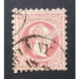 Austria used in Hungary 1867 5 kr. NAGY HŐFLÁNY I