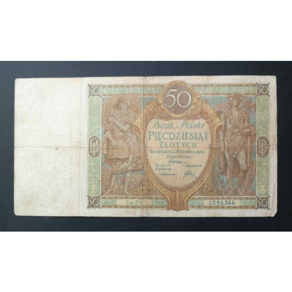Poland 50 Zlotych 1929 F