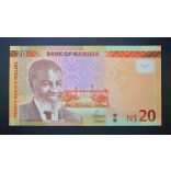 Namíbia 20 Dollars 2018 Unc 