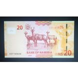 Namíbia 20 Dollars 2018 Unc 