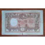 Italy 1000 Lire 1943 VG+