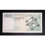 Belgium 20 Francs 1964 F