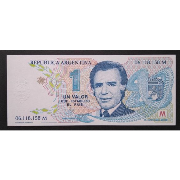 Argentína 1 Valor 1989-95 UNC