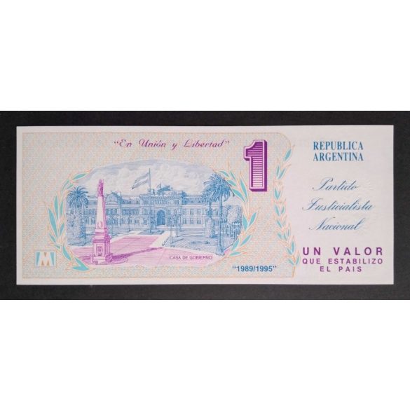 Argentina 1 Valor 1989-95 UNC