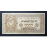 Poland 50000 Marek 1922 F