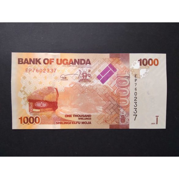 Uganda 1000 Shillings 2021 UNC 