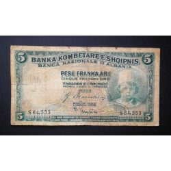 Albania 5 Franka Ari 1926 F
