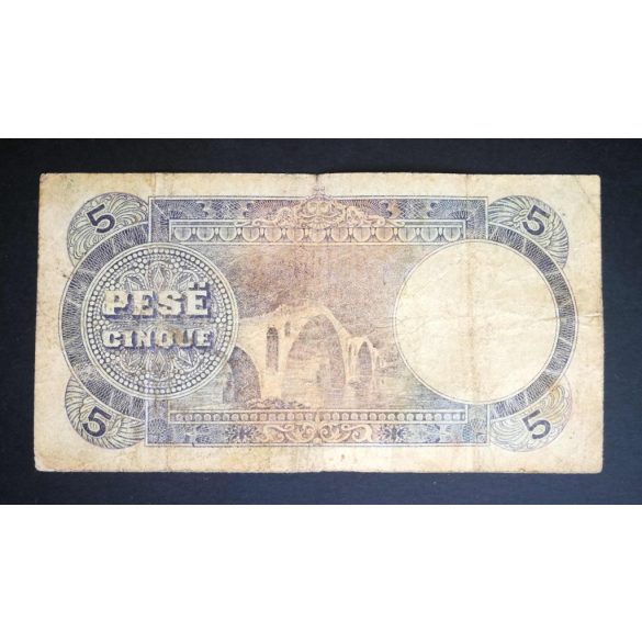 Albania 5 Franka Ari 1926 F