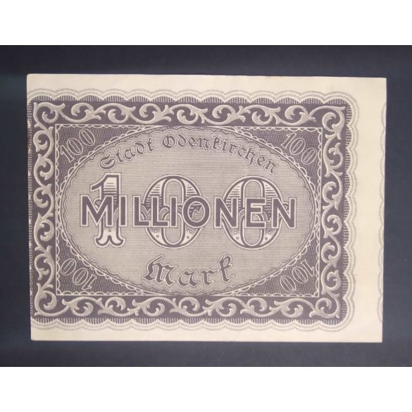 Germany Odenkirchen 100 Million Mark 1923 XF+